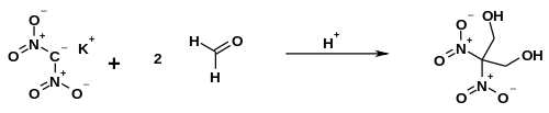 Dinitromethane reaction 01.svg