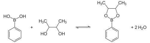 Synthese Boronsäureester in neutraler Lösung