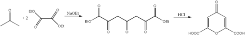 Synthese von Chelidonsäure