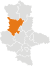 Lage des Landkreises Börde in Sachsen-Anhalt