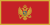 Flagge der Republik Montenegro