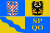 Fahne des Olomoucký kraj