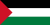 Die Flagge der Palästinensischen Autonomiegebiete
