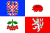 Fahne des Kraj Vysočina