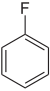 Strukturformel Fluorbenzol