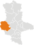 Lage des Landkreises Harz in Sachsen-Anhalt