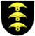 Wappen der Gemeinde Oberstadion