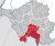 Lage des Regionalverbandes Saarbrücken im Saarland
