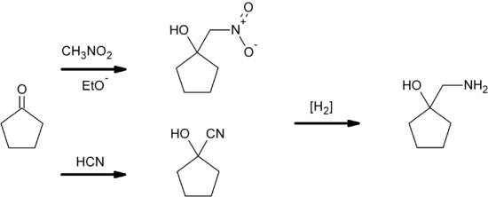 Herstellung des Aminoalkohols für die Tiffeneau-Ringerweiterung