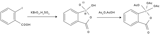 Synthese von Dess-Martin-Periodinan