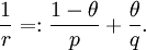  \frac{1}{r} =: \frac{1-\theta}{p} + \frac{\theta}{q}.