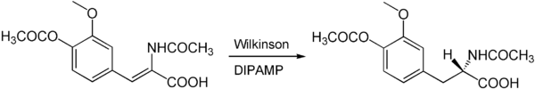 Asymmetrische Hydrierung mit dem Wilkinson-Katalysator