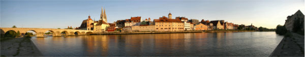 Die Donau in Regensburg