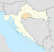 Croatia location map, Sisak-Moslavina county.svg