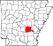 Map of Arkansas highlighting Jefferson County.svg