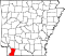 Map of Arkansas highlighting Lafayette County.svg