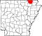 Map of Arkansas highlighting Randolph County.svg