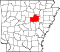 Map of Arkansas highlighting White County.svg