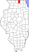 Map of Illinois highlighting Boone County.svg