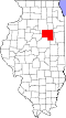 Map of Illinois highlighting Livingston County.svg