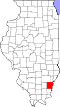 Map of Illinois highlighting White County.svg