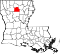 Map of Louisiana highlighting Jackson Parish.svg