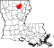 Map of Louisiana highlighting Ouachita Parish.svg