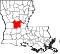 Map of Louisiana highlighting Rapides Parish.svg