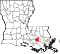 Map of Louisiana highlighting Saint James Parish.svg