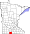 Map of Minnesota highlighting Martin County.svg