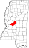 Map of Mississippi highlighting Madison County.svg
