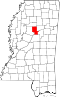 Map of Mississippi highlighting Montgomery County.svg
