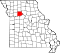 Map of Missouri highlighting Carroll County.svg