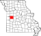 Map of Missouri highlighting Henry County.svg