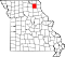 Map of Missouri highlighting Knox County.svg