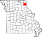 Map of Missouri highlighting Lewis County.svg