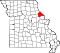 Map of Missouri highlighting Pike County.svg