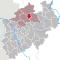 Lage der Stadt Münster in Nordrhein-Westfalen