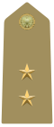 Rank insignia of tenete of the Army of Italy (1973).svg