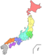 Regionen Japans