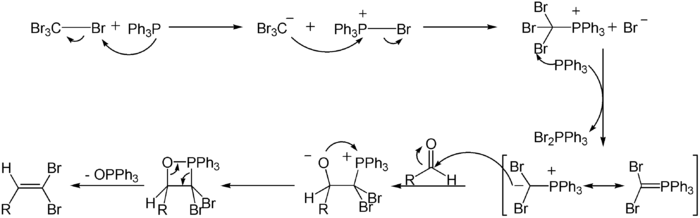 Reaktionsmechanismus der Corey-Fuchs-Reaktion Teil 1