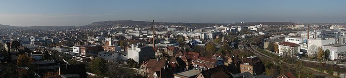 Panorama von Feuerbach
