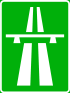 Schwedisches Straßenschild „Motorväg“
