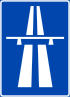 Norwegisches Autobahnzeichen