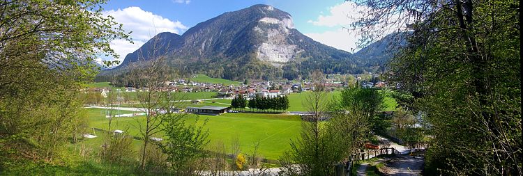 Panorama von Bad Häring, aufgenommen beim Fußballplatz
