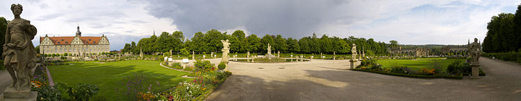 Schloss und Park Weikersheim mit Orangerie