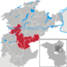 Lage des Amtes Biesenthal-Barnim im Landkreis Barnim