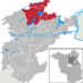 Lage des Amtes Joachimsthal (Schorfheide) im Landkreis Barnim