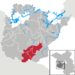 Lage des Amtes Niemegk im Landkreis Potsdam-Mittelmark
