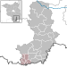 Lage des Amtes Ortrand im Landkreis Oberspreewald-Lausitz